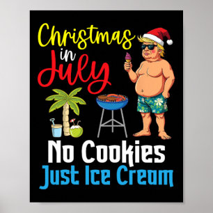 トランプ 7月のクリスマスはクッキーなし ポスター