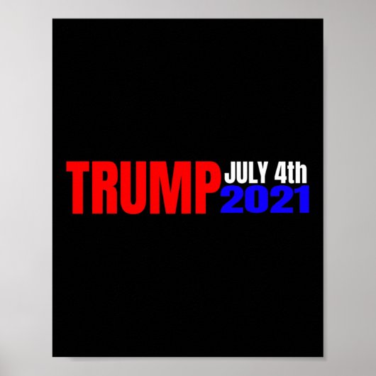 トランプ 7月4日 ポスター (正面)