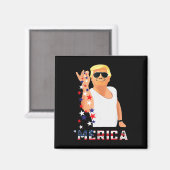 トランプ 7月4日  マグネット (正面/裏面)
