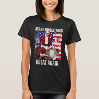 トランプ AGAINクリスマスパジャマ アガるタンク Tシャツ