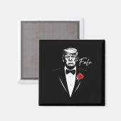 トランプ Fafo ふざけるな 覚悟しろ 笑える  マグネット (正面/裏面)