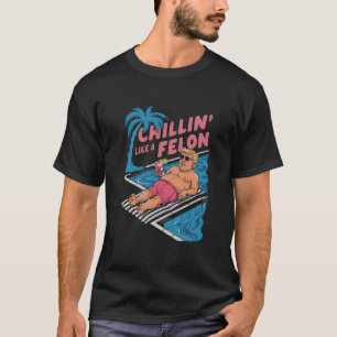 トランプ Funny 囚人のようにくつろぐ トランプ 2024 Tシャツ