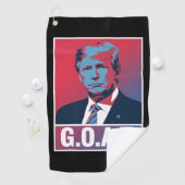 トランプ GOAT 選挙 2024 共和党 ビンテージ ゴルフタオル (インサイチュ)