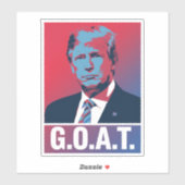トランプ GOAT 選挙 2024 共和党 ビンテージ シール (シート)