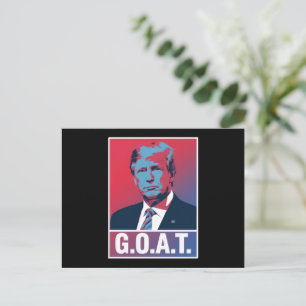 トランプ GOAT 選挙 2024 共和党 ビンテージ ポストカード