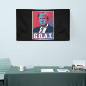 トランプ GOAT 選挙 2024 共和党 ビンテージ 横断幕 (トレードショー)