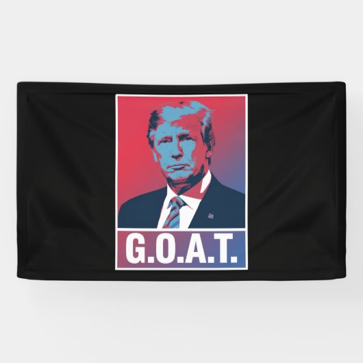 トランプ GOAT 選挙 2024 共和党 ビンテージ 横断幕 (横)