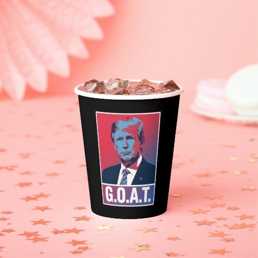 トランプ GOAT 選挙 2024 共和党 ビンテージ 紙コップ (インサイチュ)