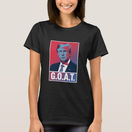 トランプ GOAT 選挙 2024 共和党 ビンテージ Tシャツ (正面)
