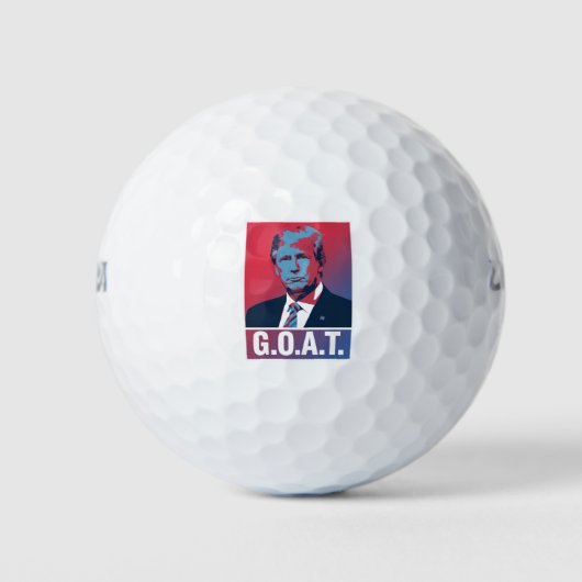 トランプ GOAT 選挙 2024 共和党 ヴィンテージ ゴルフボール (正面)