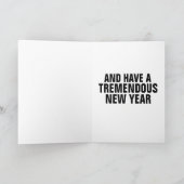 トランプ　Let's Go Brandon 2022年ハッピーニューイヤーカード カード (内部)