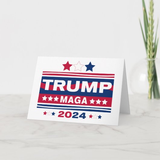 トランプ～MAGA～2024 カード (正面)