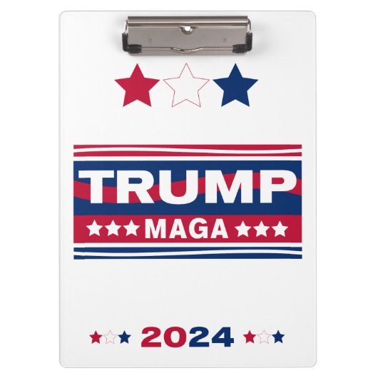 トランプ～MAGA～2024 クリップボード (正面)