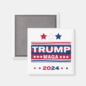 トランプ～MAGA～2024 マグネット (正面/裏面)