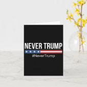 トランプ – #nevertrumpアンチトランプ カード (黄色い花)
