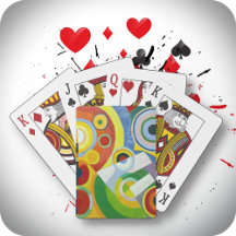 トランプ- "Rythme" -抽象芸術アートイメージ