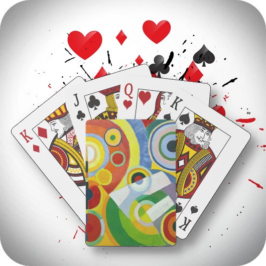 トランプ- "Rythme" -抽象芸術アートイメージ トランプ