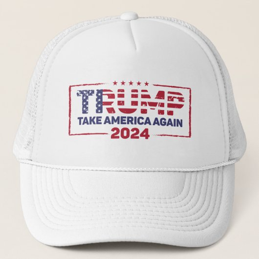 トランプ – Take America Again 2024 キャップ (正面)