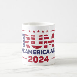トランプ – Take America Again 2024 コーヒーマグカップ