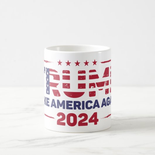トランプ – Take America Again 2024 コーヒーマグカップ (中央)