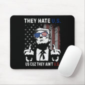 トランプ They Hate Us Cuz They Ain’t Us 面白い7月4日 マウスパッド (マウス)