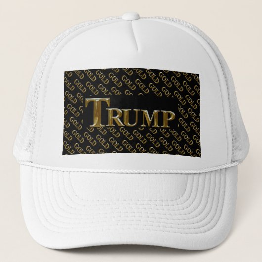 トランプ USA ゴールド キャップ (正面)