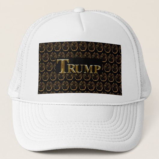 トランプ USA ゴールド キャップ (正面)