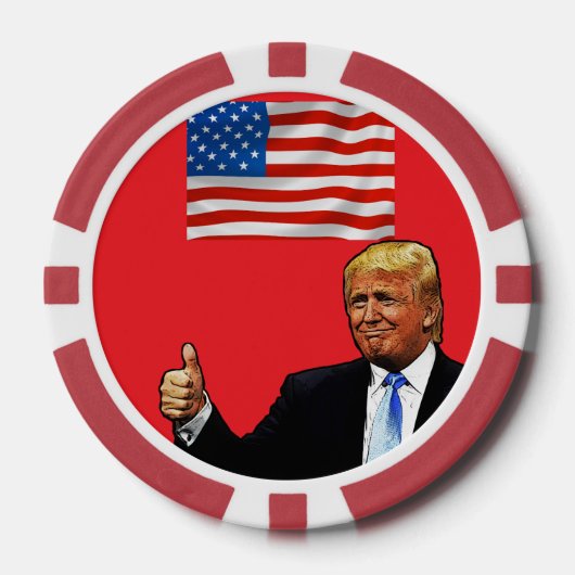トランプ USA ポーカーチップ (正面)