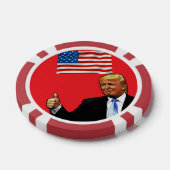 トランプ USA ポーカーチップ (シングル)