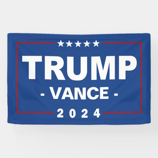 トランプ/ VANCE 2024 横断幕 (横)