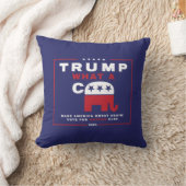 トランプ。What A C*** -アンチトランプのキャンペーンポスター –  クッション (ブランケット)