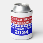 トランプDeSantis 2024マイドリームチーム 缶クーラー (缶正面)