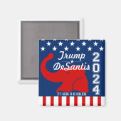 トランプDESANTIS 2024聖書上 マグネット (正面/裏面)