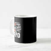 トランプFafo米国おもしろい国旗7月4日 コーヒーマグカップ (正面左)