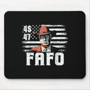 トランプFafo米国おもしろい国旗7月4日 マウスパッド