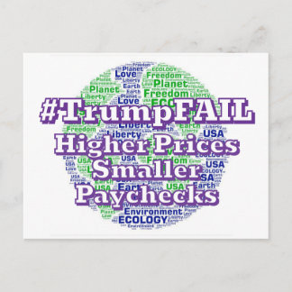 #トランプFAIL (地球) ポストカード