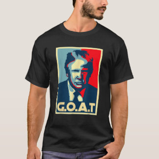 トランプGOAT中指Iバック選挙202 Tシャツ