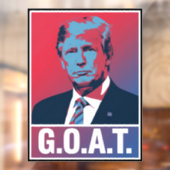 トランプGOAT選挙2024共和党ヴィンテージ ウィンドウサイン (シート2)