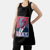 トランプGOAT選挙2024共和党ヴィンテージ エプロン (インサイチュ)