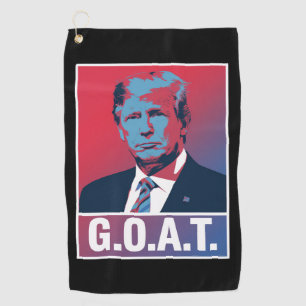 トランプGOAT選挙2024共和党ヴィンテージ ゴルフタオル