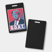 トランプGOAT選挙2024共和党ヴィンテージ バッジ (正面＆裏面)