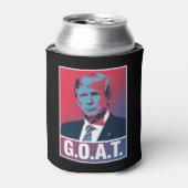 トランプGOAT選挙2024共和党ヴィンテージ 缶クーラー (缶正面)