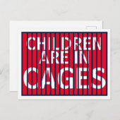 トランプGOP ICE DHS HHS移民の子供たちケージ ポストカード (正面/裏面)