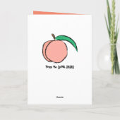 トランプI'm – ピーチおもしろカード カード (裏面)