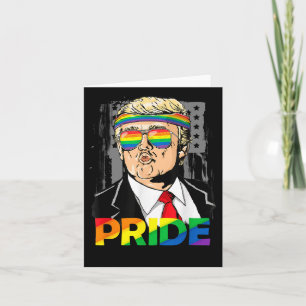 トランプLGBTゲイプライド月レズビアン性双生性トランスゲンド カード