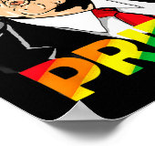 トランプLGBTゲイプライド月レズビアン性双生性トランスゲンド ポスター (角)