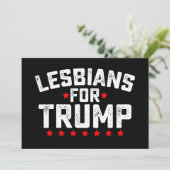 トランプLGBTQ選挙用レズビアン大統領のズ 招待状 (スタンド正面)