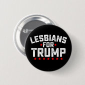 トランプLGBTQ選挙用レズビアン大統領のズ 缶バッジ (正面&裏面)