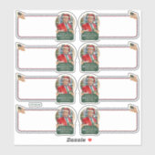 トランプMAGA – ニフィセントクリスマスギフトタグビニール シール (シート)