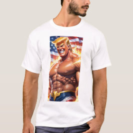 トランプMAGA 2024アメリカのスーパーヒーロー Tシャツ